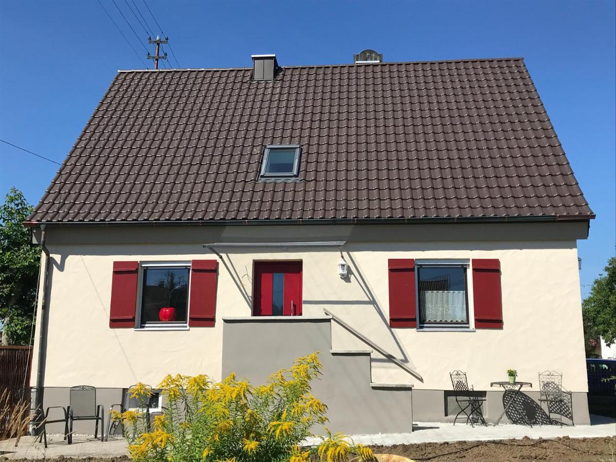 Ferienhaus Bei Lauingen, Mit Sauna Und Gartenlounge Veitriedhausen Kültér fotó