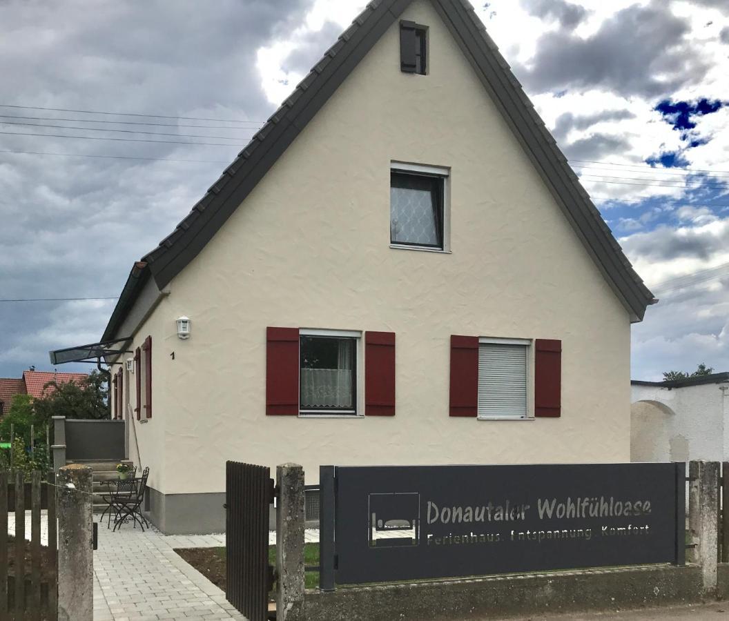 Ferienhaus Bei Lauingen, Mit Sauna Und Gartenlounge Veitriedhausen Kültér fotó